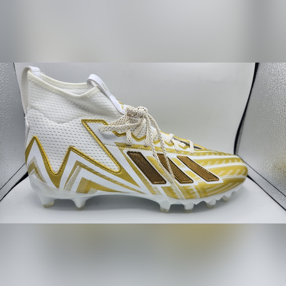 Adidas Freak 23 Inline 'White Gold Metallic' Football Cleats